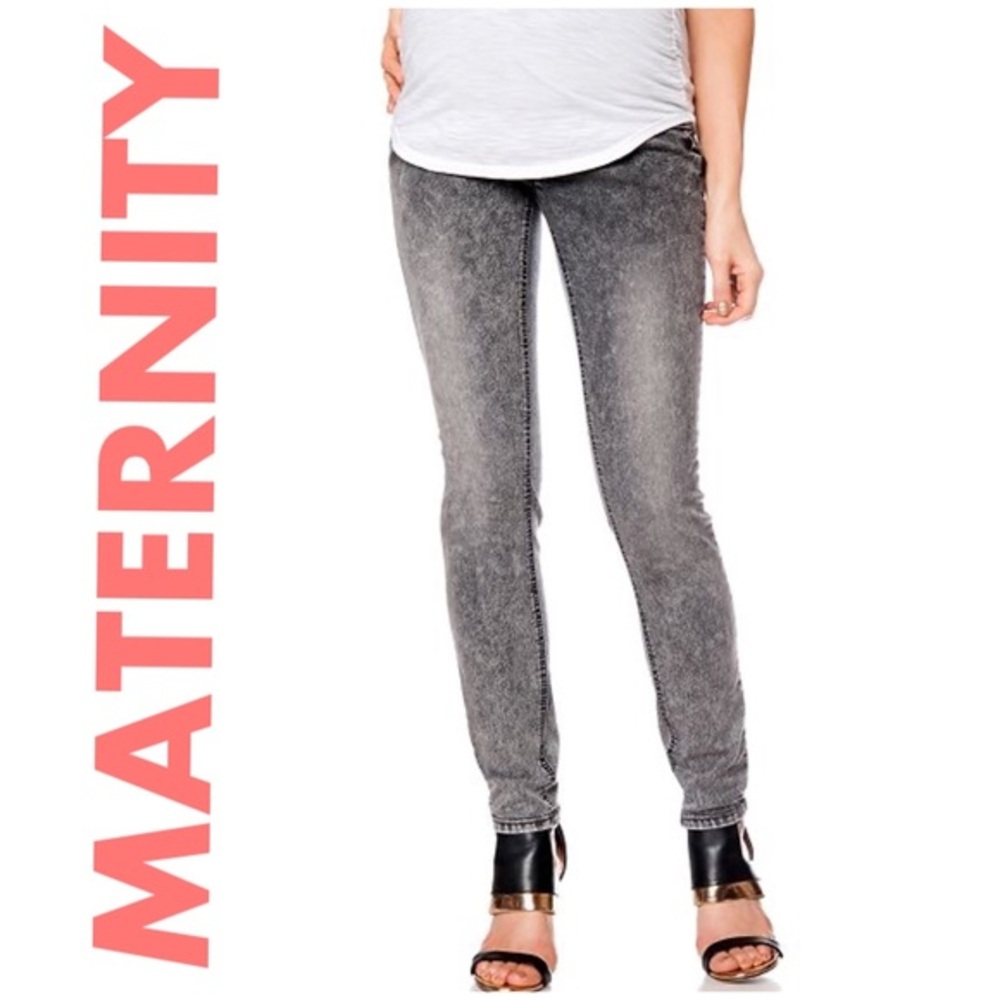 Indigo Rein Maternity Jeans  Grey Size Medium
